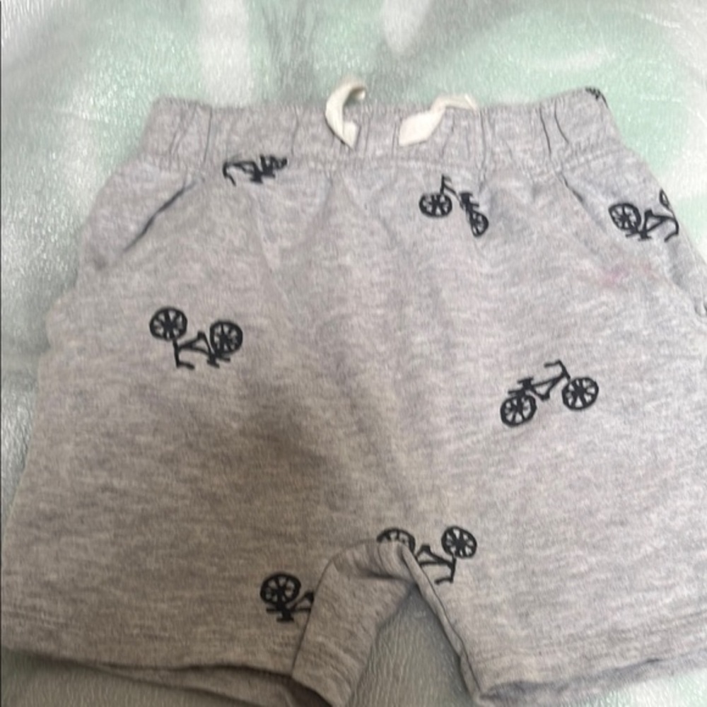 Paw Patrol Gray Kids Shorts with Bicycle Print set of 5 pieces !!